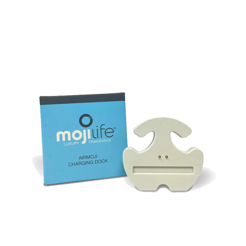 White AirMoji Charging Dock